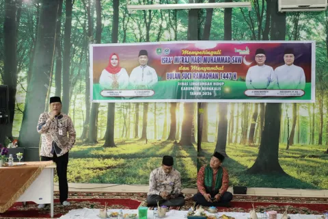 DLH Kabupaten Bengkalis Peringati Isra’ Mi’raj dan Sambut Ramadhan 1447 H